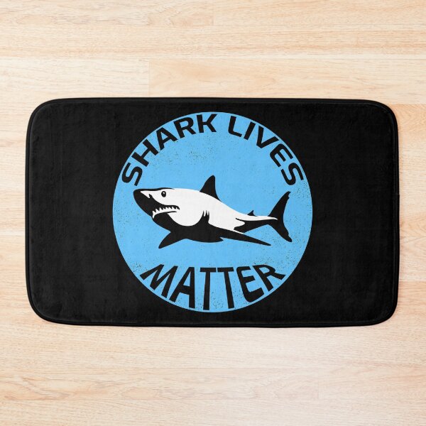 Item preview, Shark lives matter design with black sharks. We have to protect the osean life, we have to protect the sharks!  designed and sold by NobelFashion.