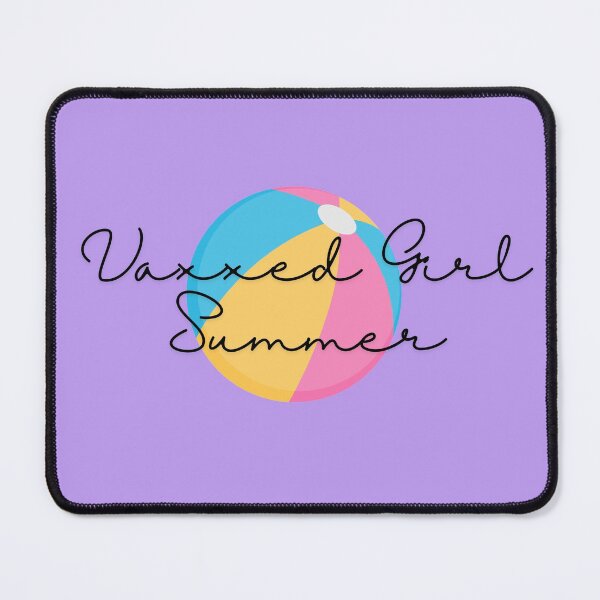 Item preview, Vaxxed Girl Summer with Beach ball Purple - Cute, Vaccinated Girls, Beachy designed and sold by Teetee94.