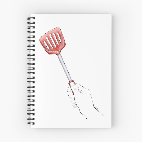 Item preview, Hand Holding A Spatula Illustration designed and sold by MeiC-Artsy.