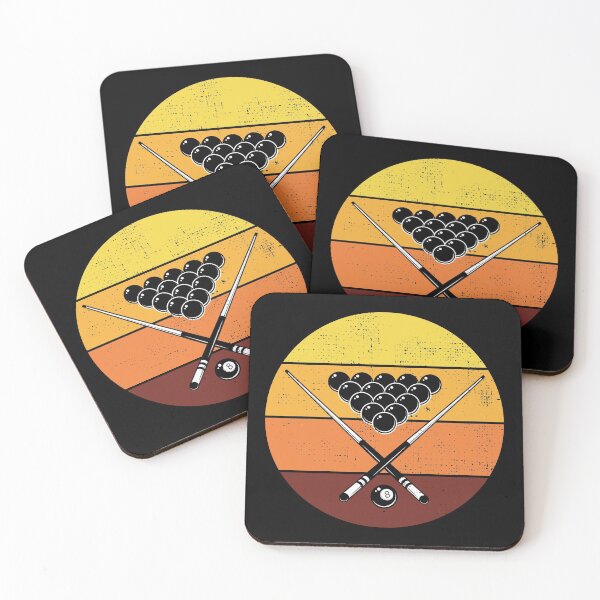 Item preview, Billiard Pool Game Cue Sports Vintage Retro Sunset designed and sold by CuteDesigns1.