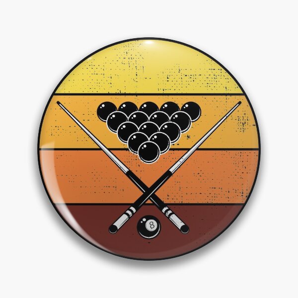 Item preview, Billiard Pool Game Cue Sports Vintage Retro Sunset designed and sold by CuteDesigns1.