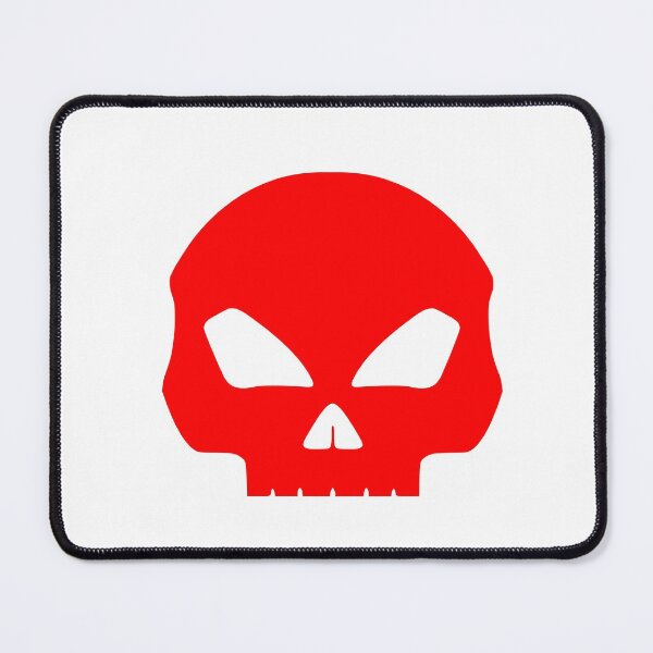 Item preview, Red Death Skull designed and sold by Creepyhollow.