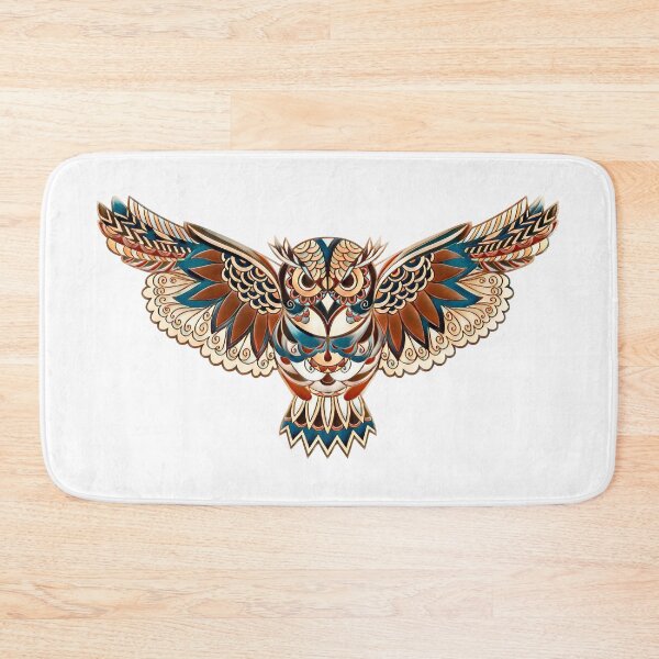 Item preview, Owl stained glass designed and sold by Nileff.