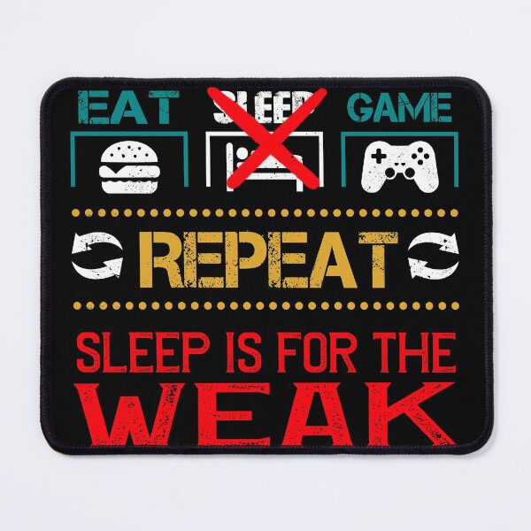 Item preview, Eat sleep game repeat designed and sold by 1DaisyChainLane.