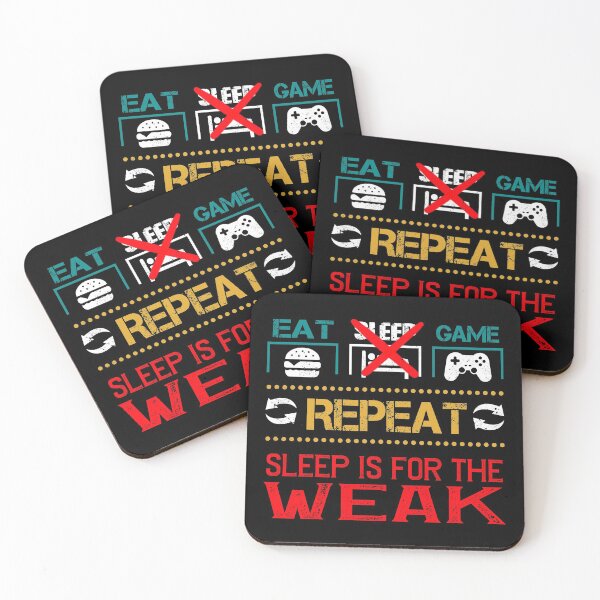 Item preview, Eat sleep game repeat designed and sold by 1DaisyChainLane.