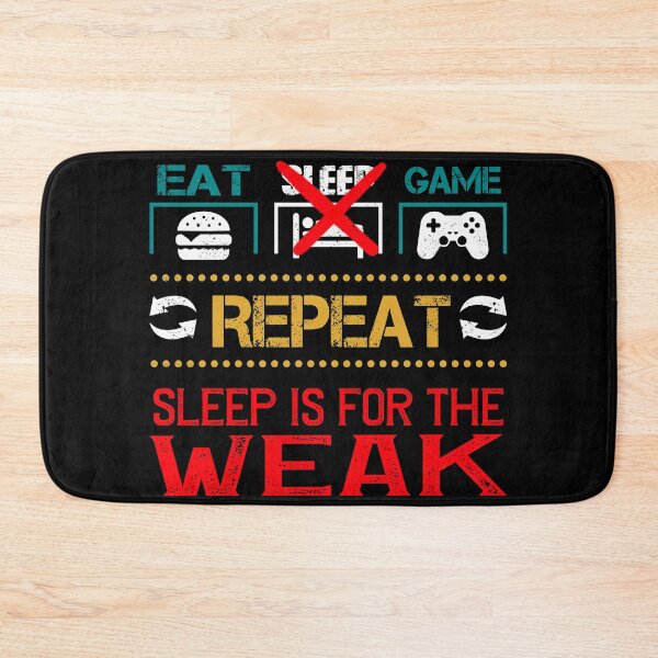 Item preview, Eat sleep game repeat designed and sold by 1DaisyChainLane.