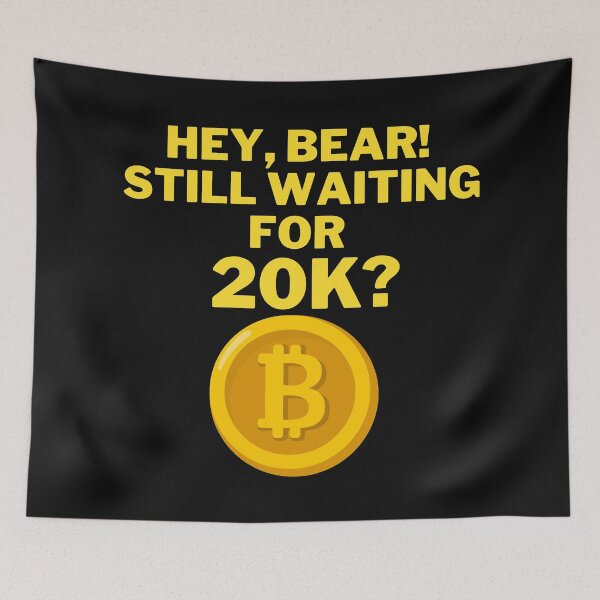 Artikelvorschau, Warten Sie immer noch auf 20k Bitcoin? entworfen und verkauft von 2Cheesy4U.