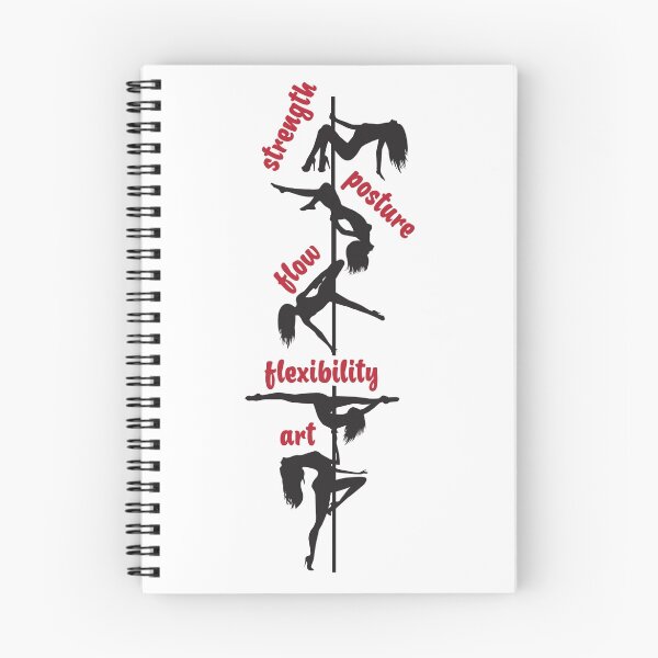 Item preview, Pole Dance: strength, position, flow, flexibility, art designed and sold by nektarinchen.
