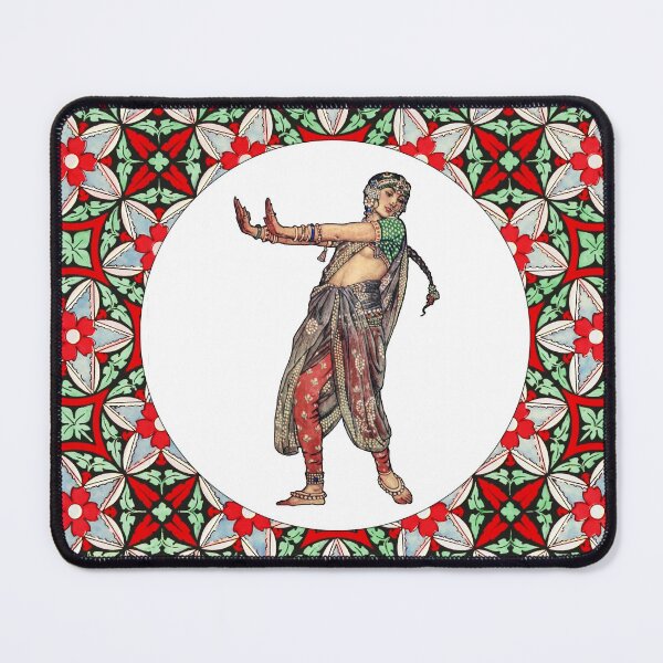 Item preview, Traditional Indian Girl Dancer - Indian Art designed and sold by AlexSin.