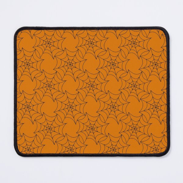 Item preview, Dark Spooky Black Halloween Spider Webs On Pumpkin Orange designed and sold by Creepyhollow.