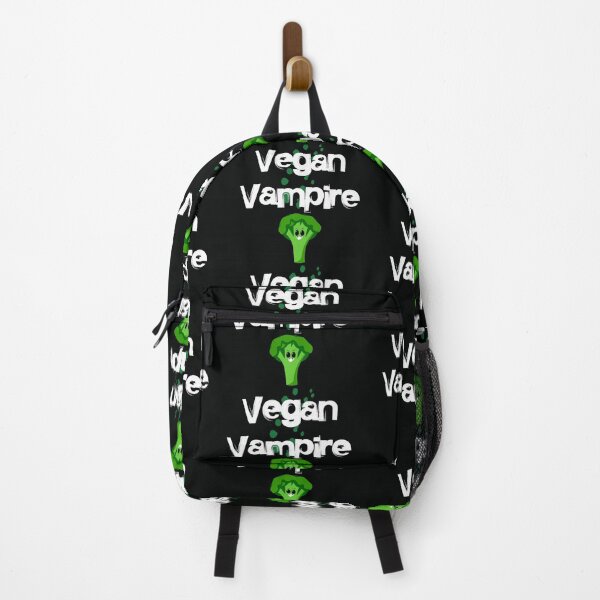 Aperçu de l'œuvre Conception drôle de goth de Halloween de brocoli de vampire végétalien créée et vendue par toastygoat.