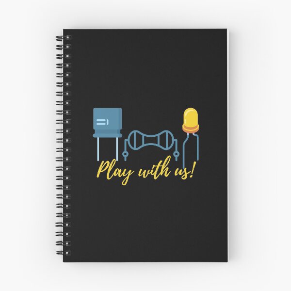 Item preview, Electronics Components, Capacitor, Resistor and LED designed and sold by EngineersArt.