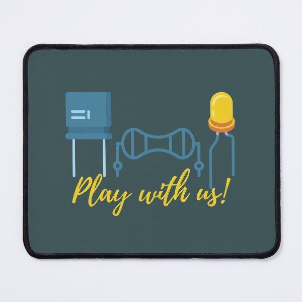 Item preview, Electronics Components, Capacitor, Resistor and LED designed and sold by EngineersArt.