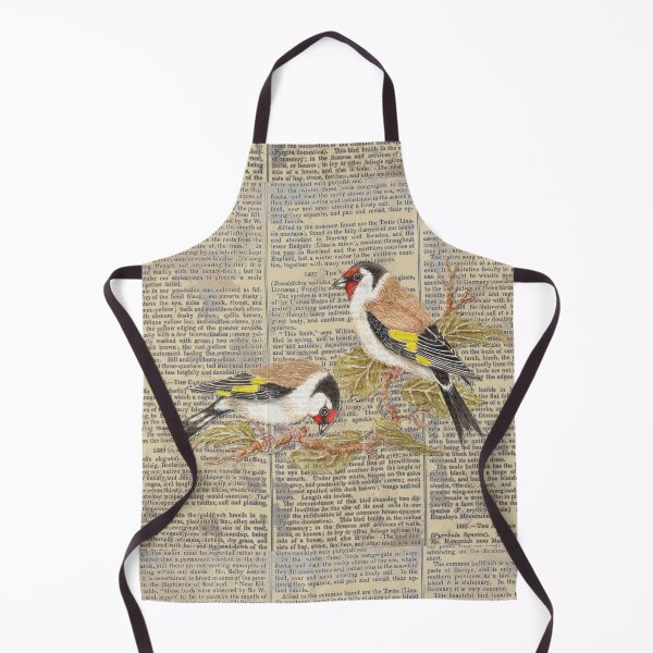 Item preview, Pretty Goldfinches on Vintage Ornithology Writing designed and sold by TTWG.