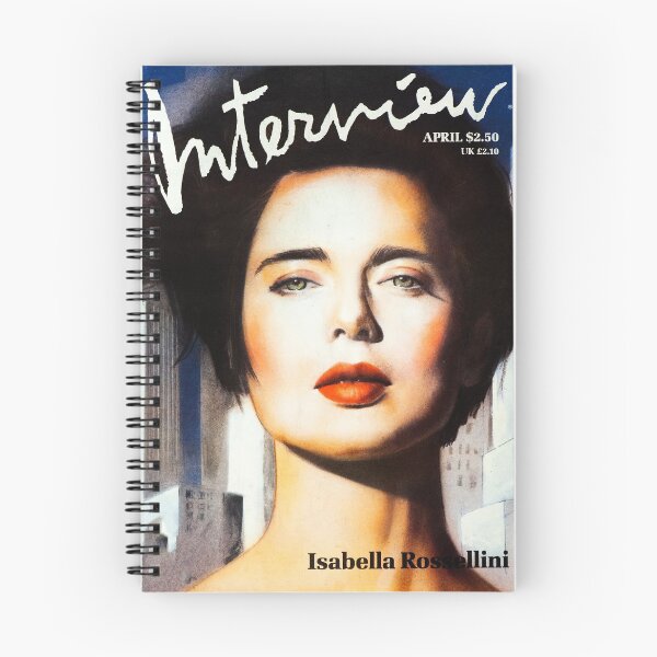 Item preview, Isabella Rosselini- Interview Magazine Retro Art Poster designed and sold by Neon Pop Shop.