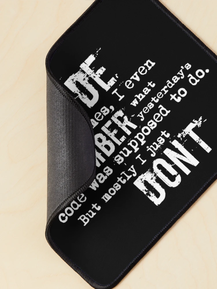 Thumbnail 2 of 5, Mouse Pad, Funny Coding Design For Programmers designed and sold by FoxCodeCreation.