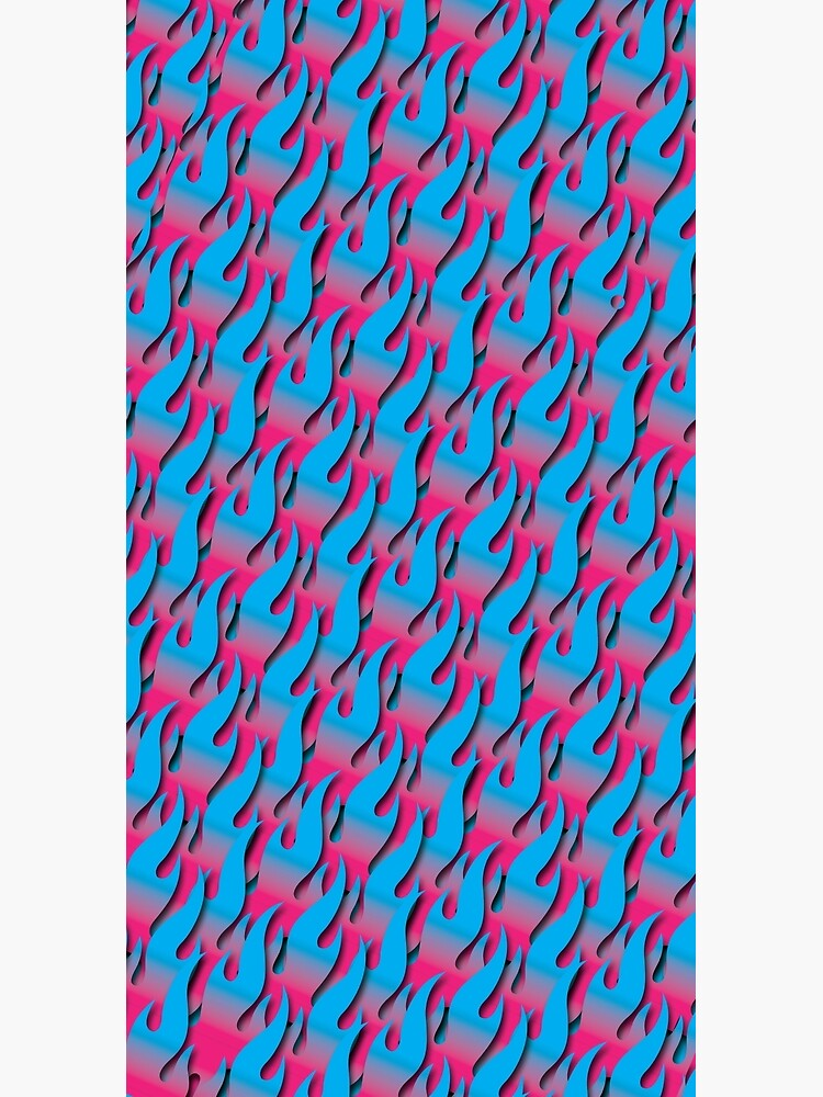 JDM Flames - Hot Pink to Blue Fade Wrap. by deathtunejdm