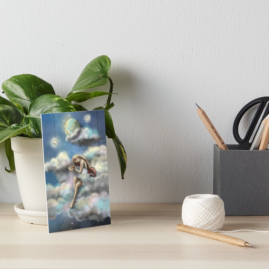 Item preview, Art Board Print designed and sold by JeanMalgreMoi.