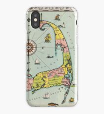 Vintage Map of Cape Cod iPhone Case