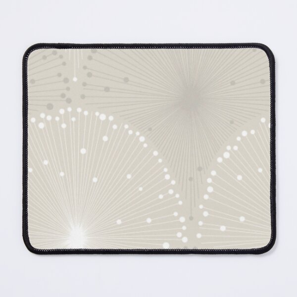 Item preview, Modern minimalist geometric Beige Art deco Silver designed and sold by WearWolfDesigns.