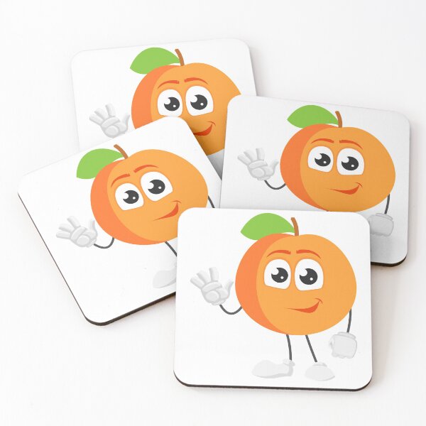 Item preview, Peach Fruit Cartoon Character Summer Cool Cute designed and sold by The-Fantasy.