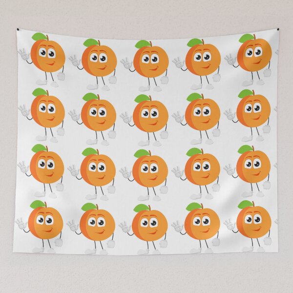 Item preview, Peach Fruit Cartoon Character Summer Cool Cute designed and sold by The-Fantasy.