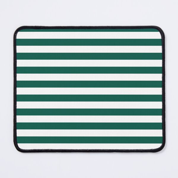 Item preview, Celebration Town Dark Green and Front Porch White Large Horizontal Stripes designed and sold by CelebrationTown.