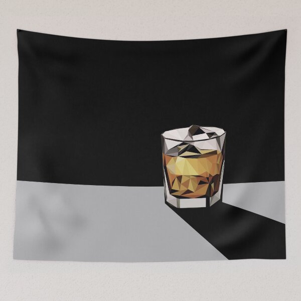 Item preview, Low-poly Scotch - Black designed and sold by thedustyshelves.