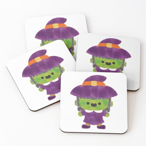 Item preview, Watercolor Halloween witch designed and sold by Mylittleprints.