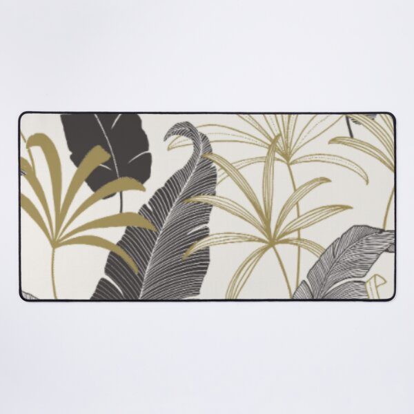 Aperçu de l'œuvre Feuille d'or noir et blanc créée et vendue par WearWolfDesigns.