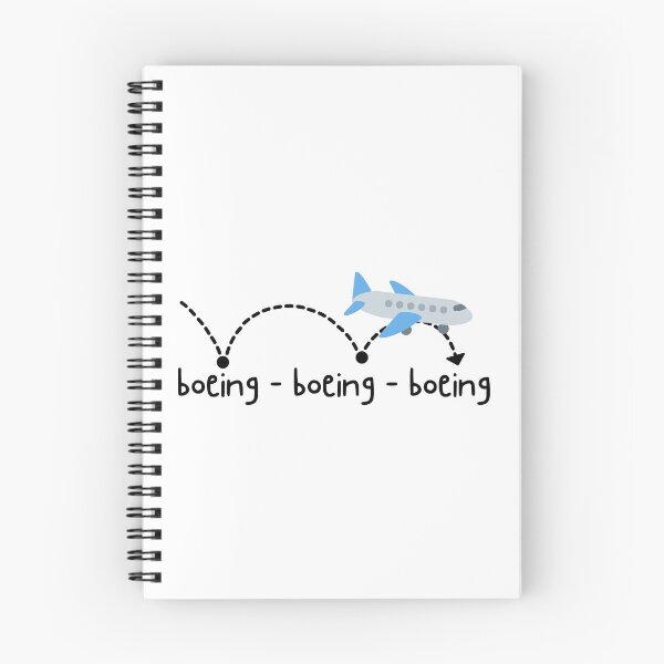 Item preview, Bouncing aeroplane pun designed and sold by The Agreeable Raven.