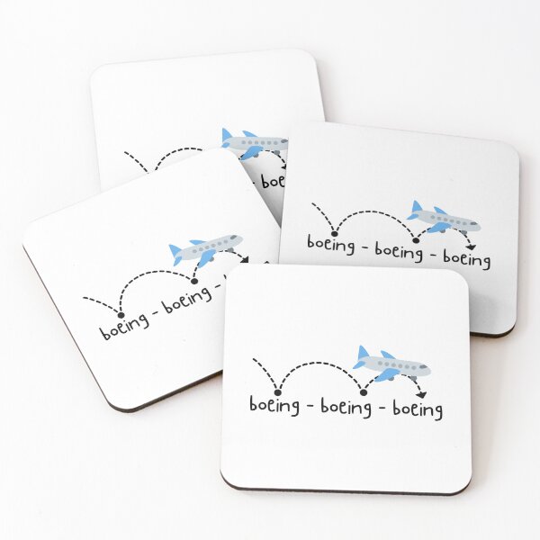 Item preview, Bouncing aeroplane pun designed and sold by The Agreeable Raven.