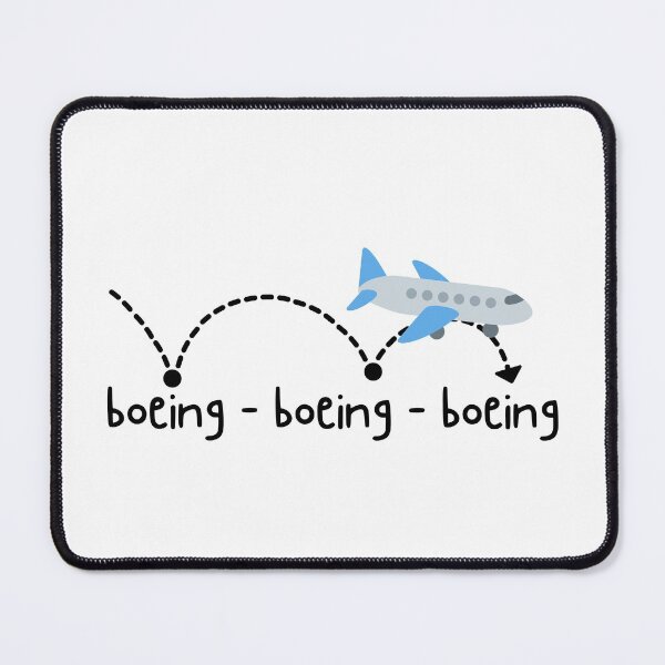 Item preview, Bouncing aeroplane pun designed and sold by The Agreeable Raven.