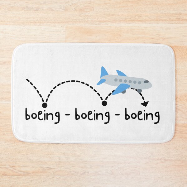 Item preview, Bouncing aeroplane pun designed and sold by The Agreeable Raven.