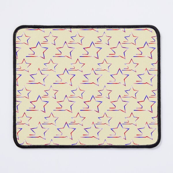 Item preview, Fast Stars Red White Blue on Off-White Repeat 5748 designed and sold by Art in My Loft.
