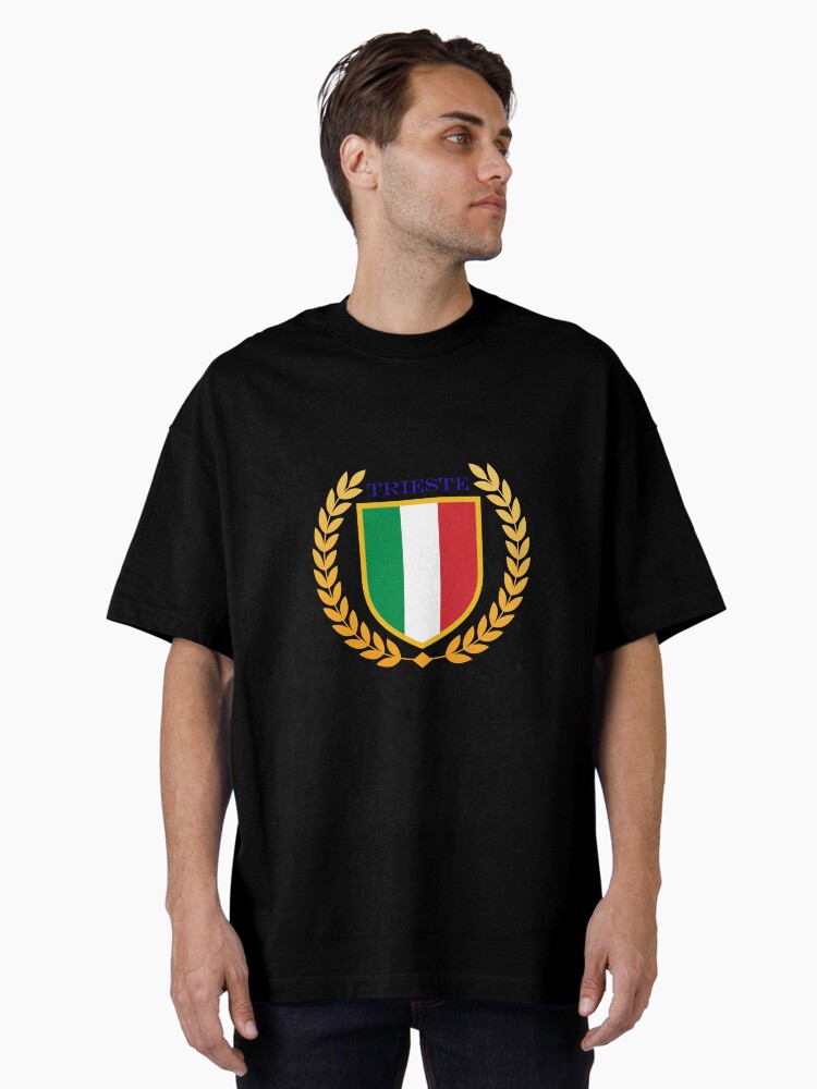 Thumbnail 2 of 7, Oversized T-Shirt, Trieste Italy designed and sold by ItaliaStore.
