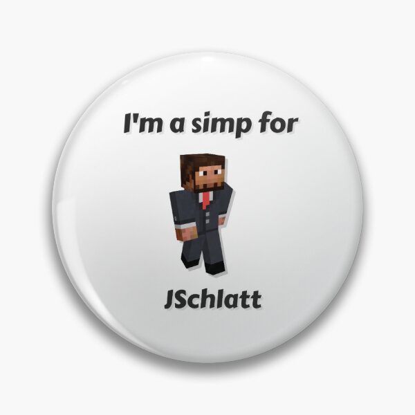 Item preview, I'm a simp for JSchlatt (White Base) designed and sold by thecorvidking.