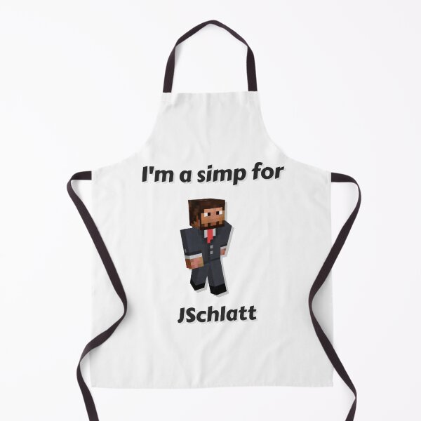 Item preview, I'm a simp for JSchlatt (White Base) designed and sold by thecorvidking.