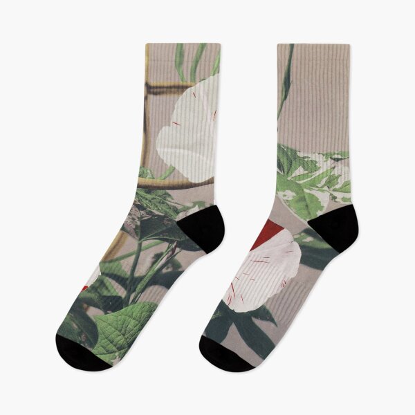 Item preview, Retro Japanese Flower Striped Bindweed Flowers (1887–1897) by Ogawa Kazumasa designed and sold by Designedbysm.