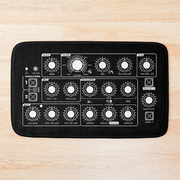 Item preview, Analogue Bass Synth (White) designed and sold by AtomicMalibu.