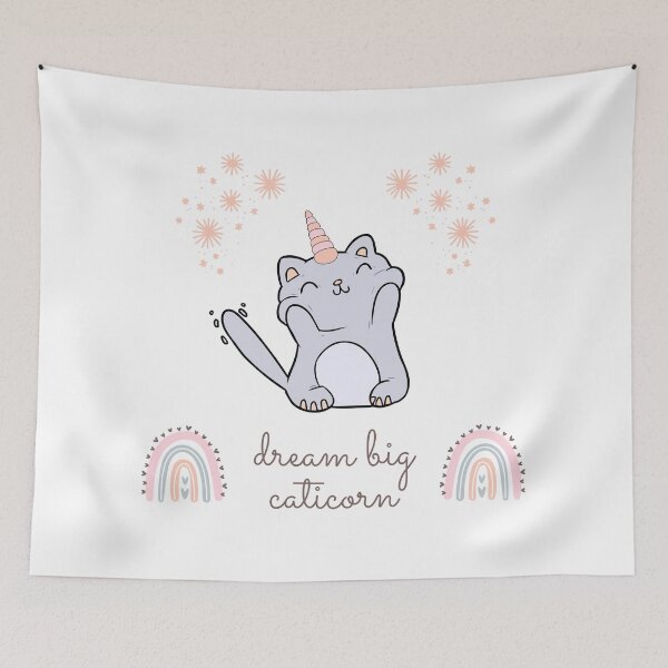 Item preview, Dream Big Caticorn Sticker Pack Design designed and sold by Auntieck.