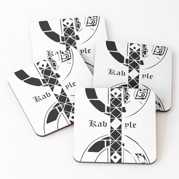 kabyle Dessous de verre (lot de 4)