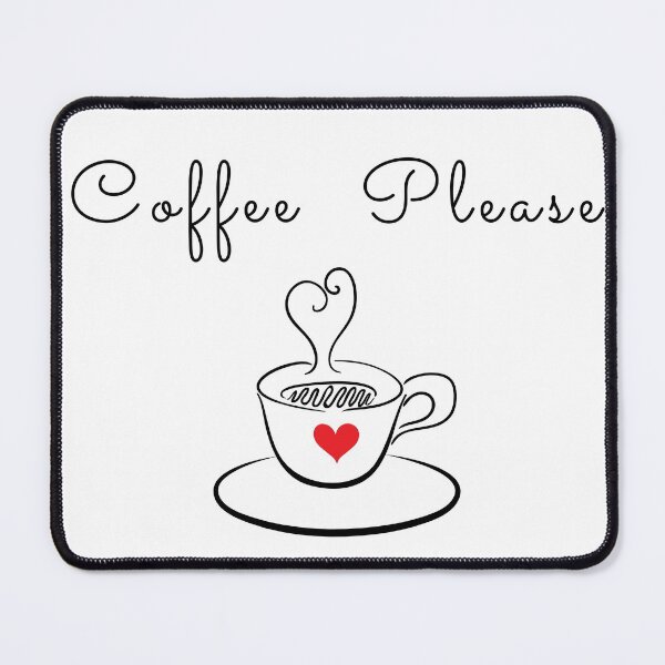 Item preview, Coffee Please - Coffee Motivation Gift Image of Coffee Cup with a red heart designed and sold by IrishQuirk2021.