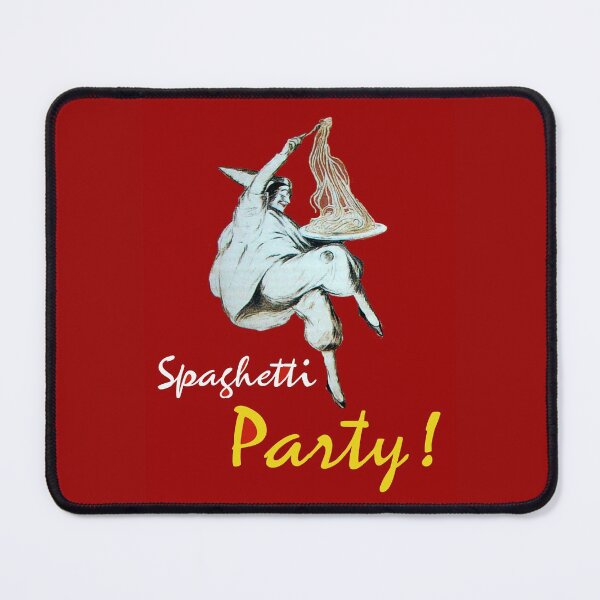 Item preview, SPAGHETTI PARTY, ITALIAN KITCHEN Pulcinella in Red designed and sold by BulganLumini.