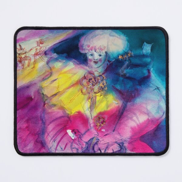 Item preview, CLOWN WITH OWL AND VIOLIN IN MASQUERADE NOCTURNE designed and sold by BulganLumini.