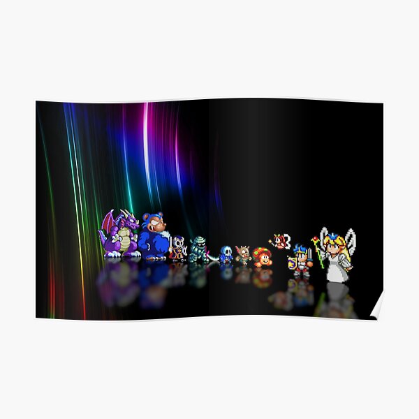 Wonder Boy in Monster World pixel art Poster