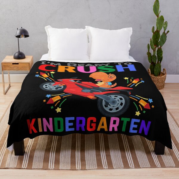 Item preview, Kids Dinosaur I'm Ready To Crush Kindergarten Motorcycle Boy Girl designed and sold by RaymondPurves.