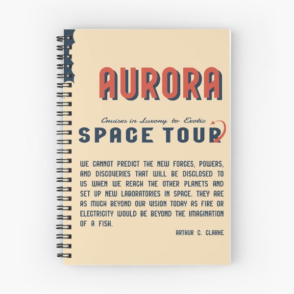 Item preview, Space Tour Vintage Space Exploration Aurora designed and sold by Vector Scout Lab.