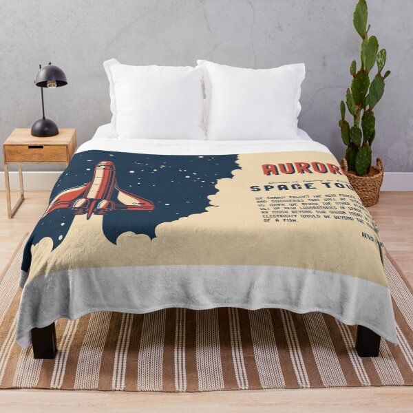 Item preview, Space Tour Vintage Space Exploration Aurora designed and sold by Vector Scout Lab.