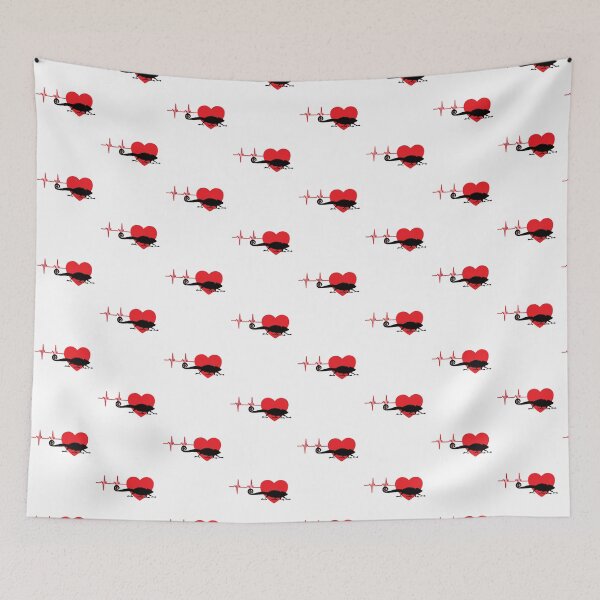Item preview, Red heart pulse chameleon | gift for lizard lover designed and sold by OleeVO.
